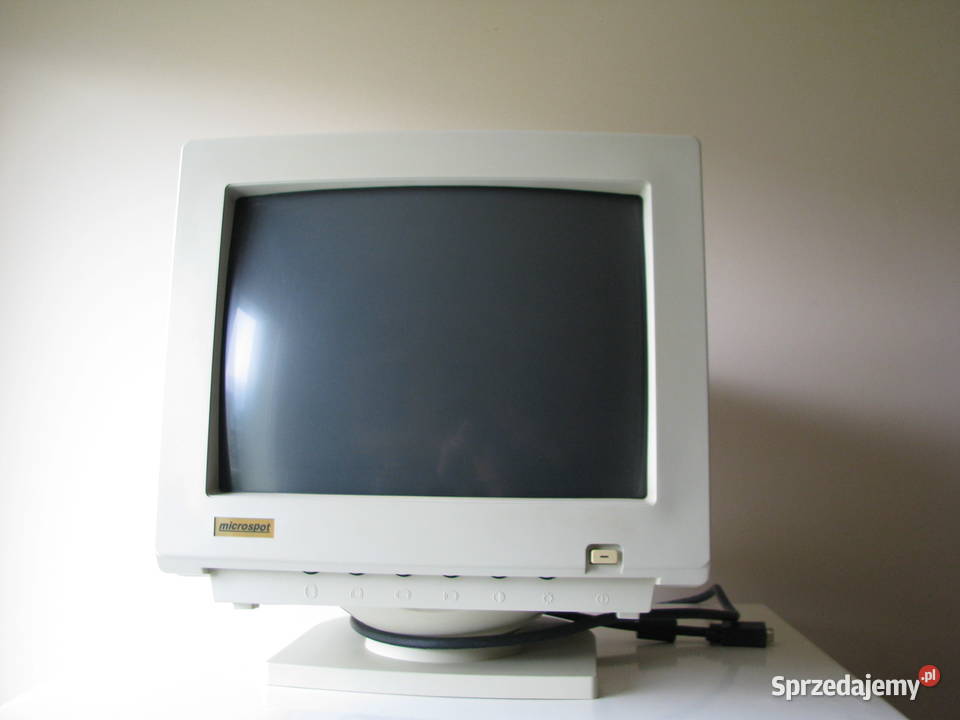 Monitor do komputera CRT Microspot 14 1995r Krapkowice