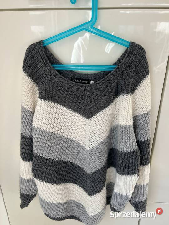 Piękny basicowy sweterek w paski Cameo Rose M Gdańsk