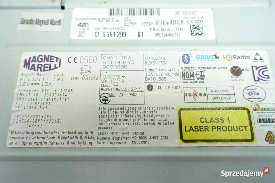 BMW GT F34 RADIOODTWARZACZ nawigacja NAVI radio osobowe Rudka sprzedam