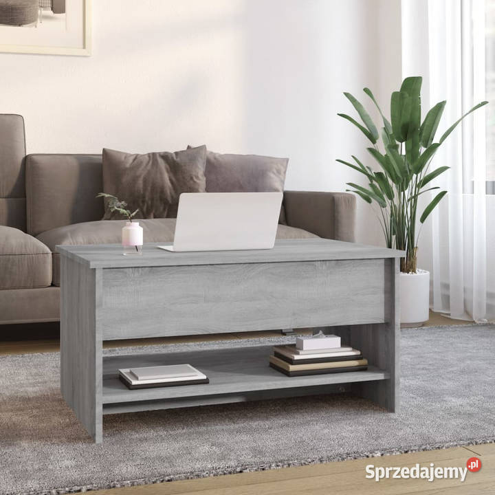 Stolik kawowy szary dąb sonoma 80x50x40