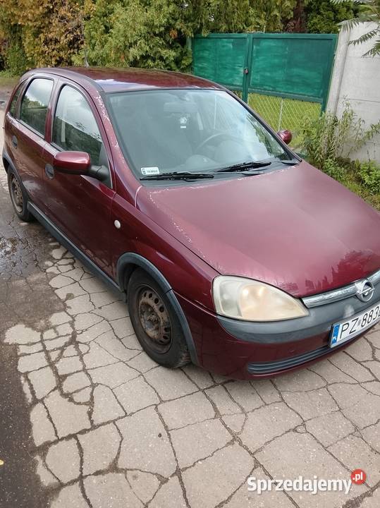 Opel Corsa 17 DTI diesel Wspomaganie klima itp 650KM wielkopolskie