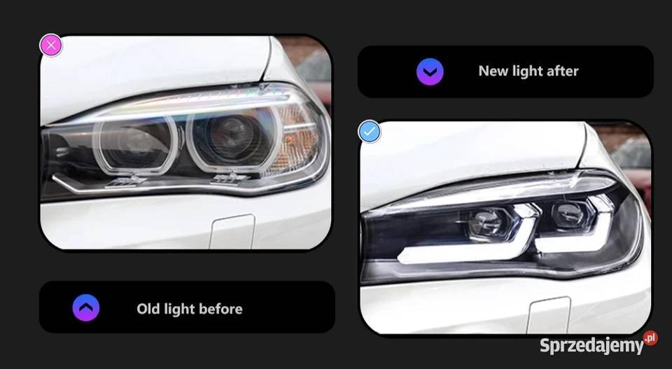NOWE lampy przednie lampa przód BMW X5 F15 X6 Bełchatów