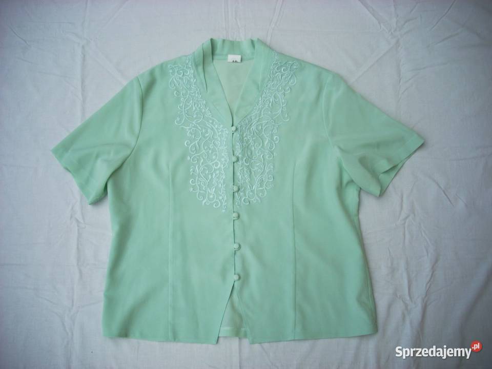 Elegancka Koszula Haft J Nowa 42 44 Nowy Sącz