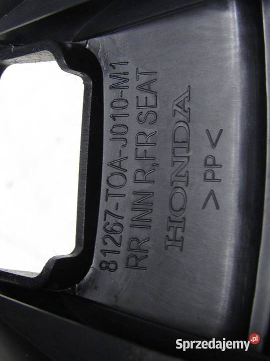 OSŁONA ZAŚLEPKA SZYN MOCOWAŃ FOTELA HONDA CRV osobowe lubelskie