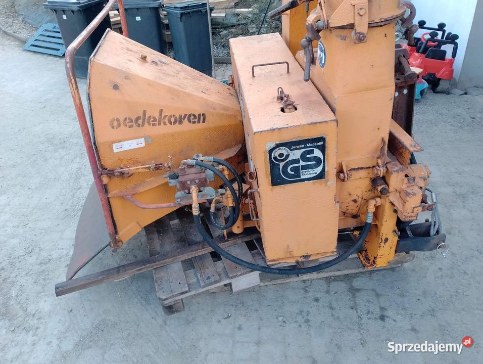 Rębak Jensen Unimog traktor Stary Sącz
