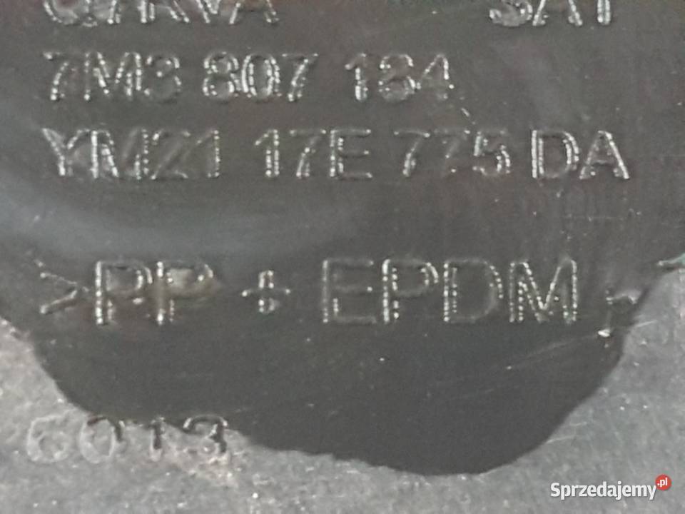 VW SHARAN GALAXY SLIZG ZDERZAKA TYL WSPORNIK Turek