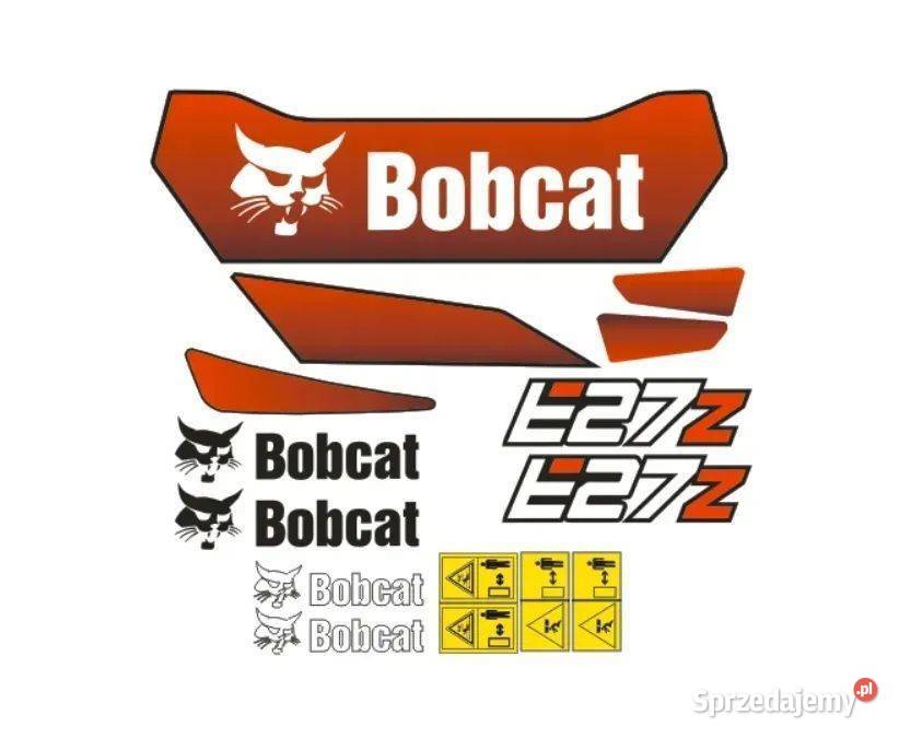 Naklejki oklejenie naklejka BOBCAT E27Z