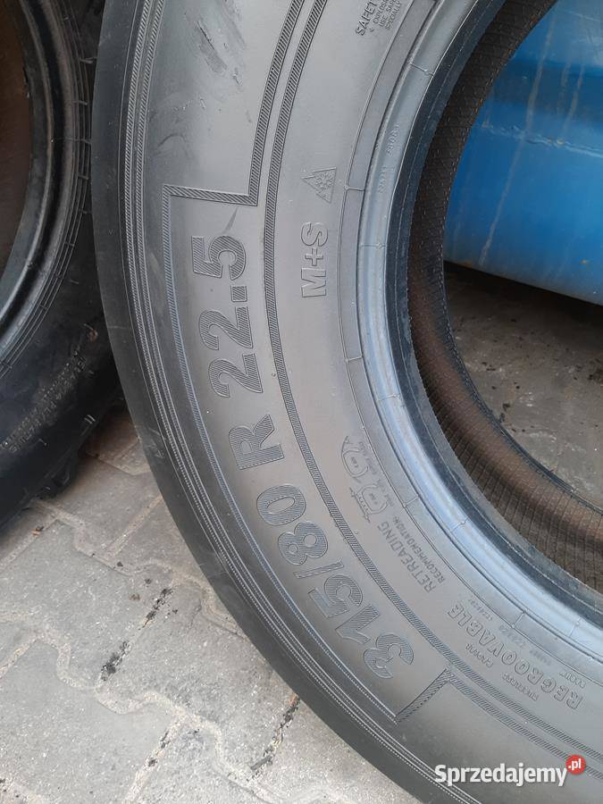 Opona używana ciężarowa 31580R225 BARUM BF 200 80 Motoryzacja podlaskie sprzedam
