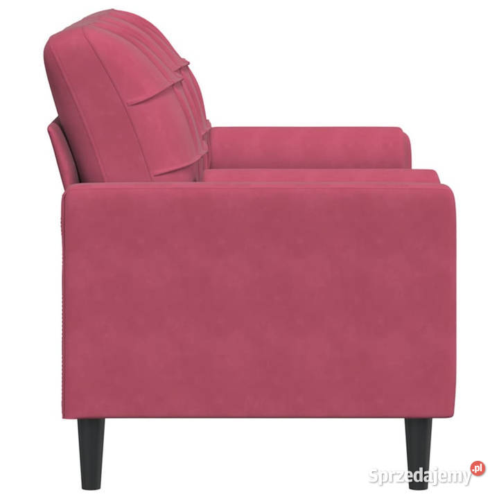 2osobowa sofa z poduszkami winna czerwień 140 Sofy i kanapy mazowieckie Warszawa
