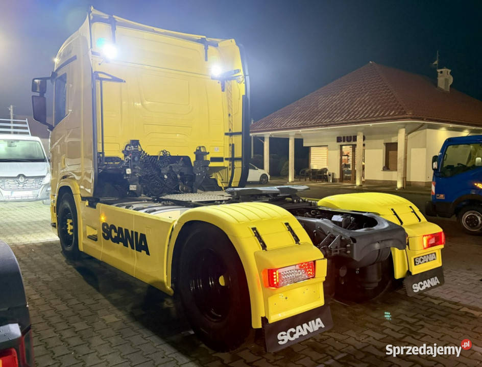 Scania R450 E6 4x2 Standard Niska Kabina Bogato centralny zamek Widełki