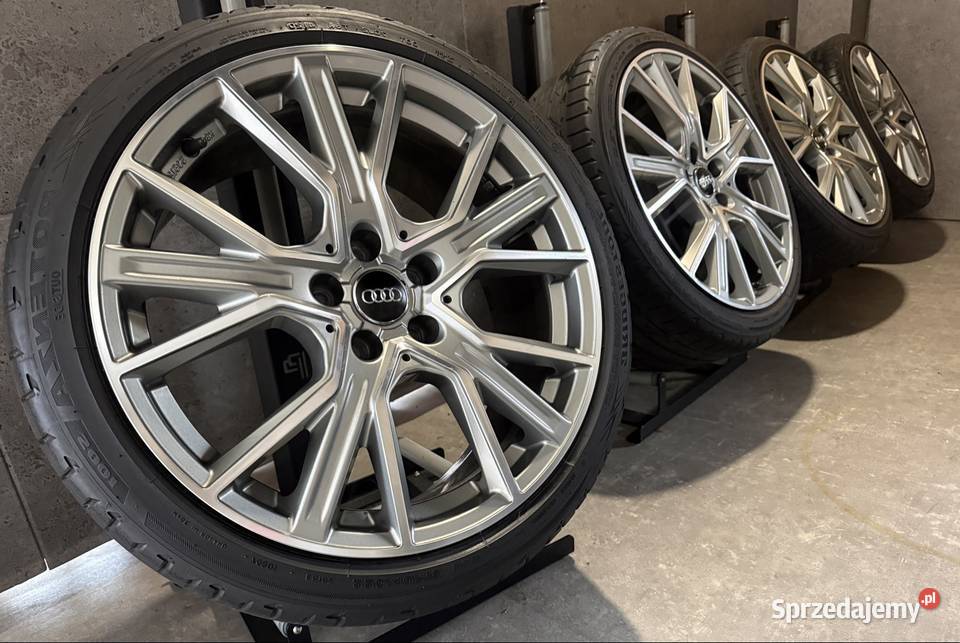 19 Audi A4 A6 felgi koła komplet z oponami 5x112 wielkopolskie Lubasz