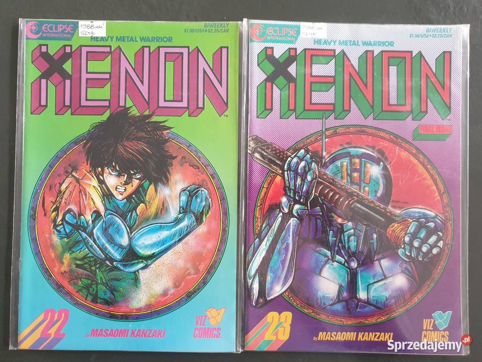 Manga Heavy Metal Warrior Xenon 14 komiksów USA Gdynia sprzedam
