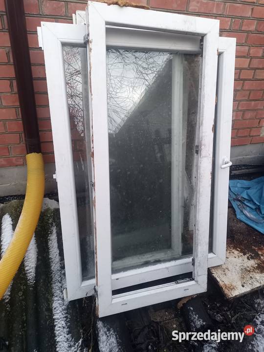 Okna plastikowe dwuszybowe 63x144 1755x1435 lubelskie Ludwin
