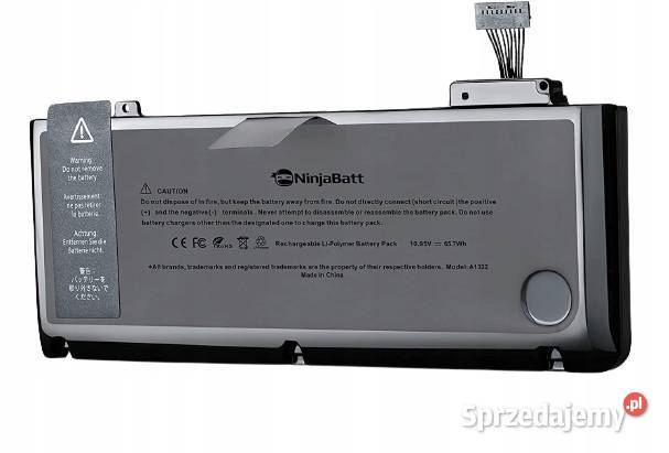 BATERIA OGNIWA MAC WYSOKA WYDAJNOŚĆ 657 WH 1095V