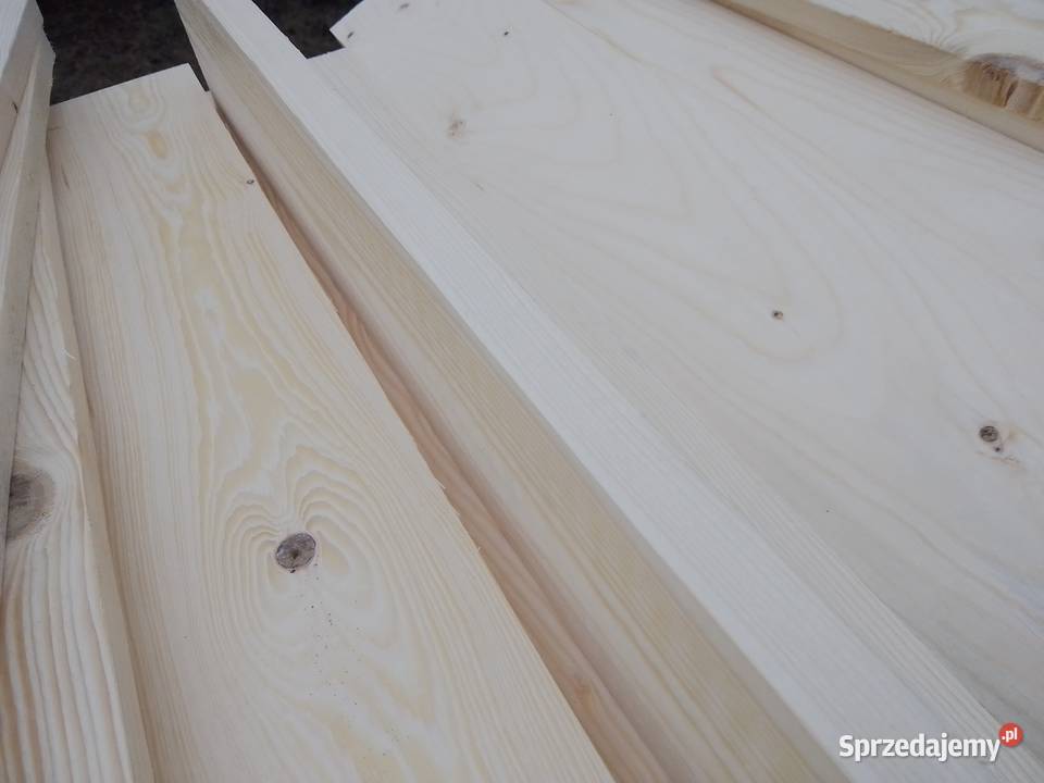Heblowane deski świerk 80 x 12 x 2 nowe suche Wrocław