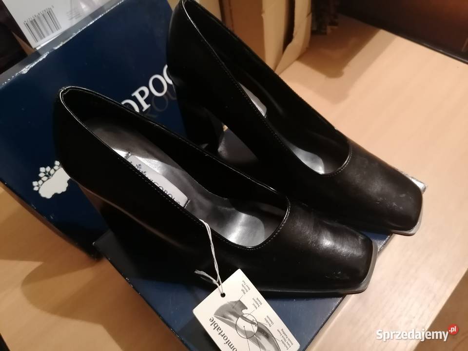 Damskie czarne czulenka na slupku inna Kraków