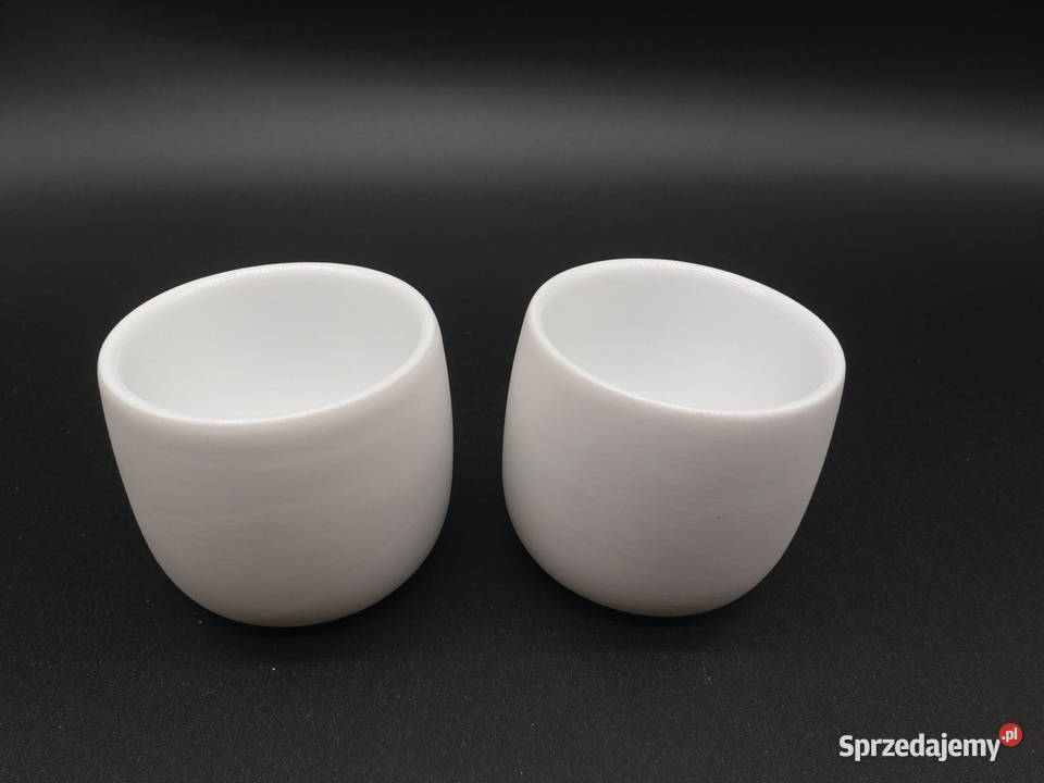 Kieliszki na jajko białe 2 Raszków