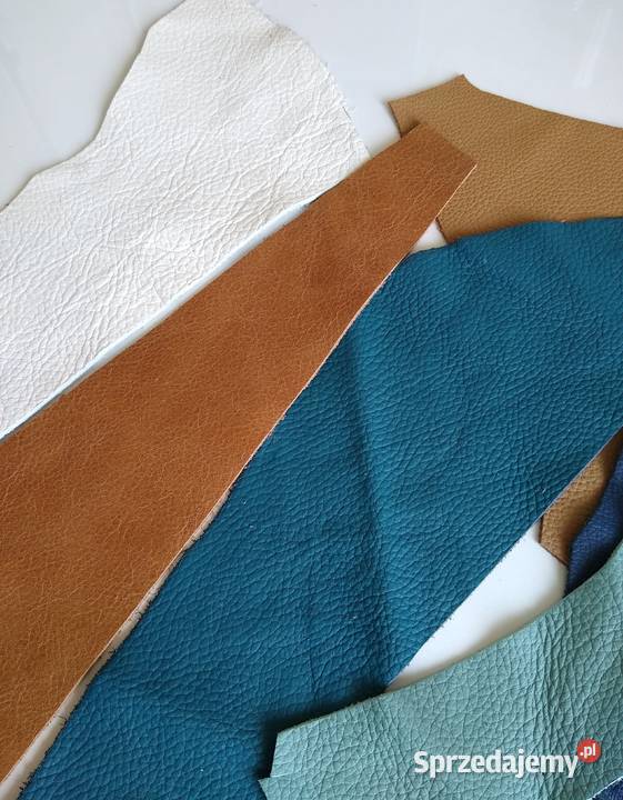 Skóra Licowa Włoska średnie i małe kawałki 6 pomorskie Gdańsk sprzedam
