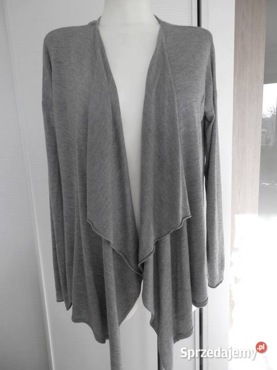 Sweter HM Blezer z Wełną Szary Narzutka M 38