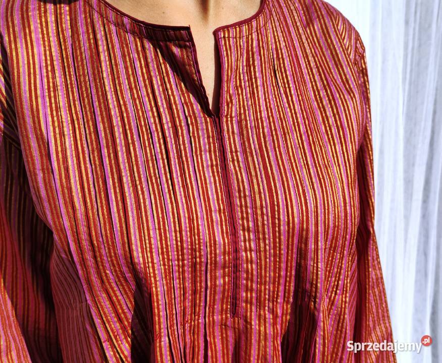 Orientalna tunika XXXL 46 3XL różowa czerwona Szczecin
