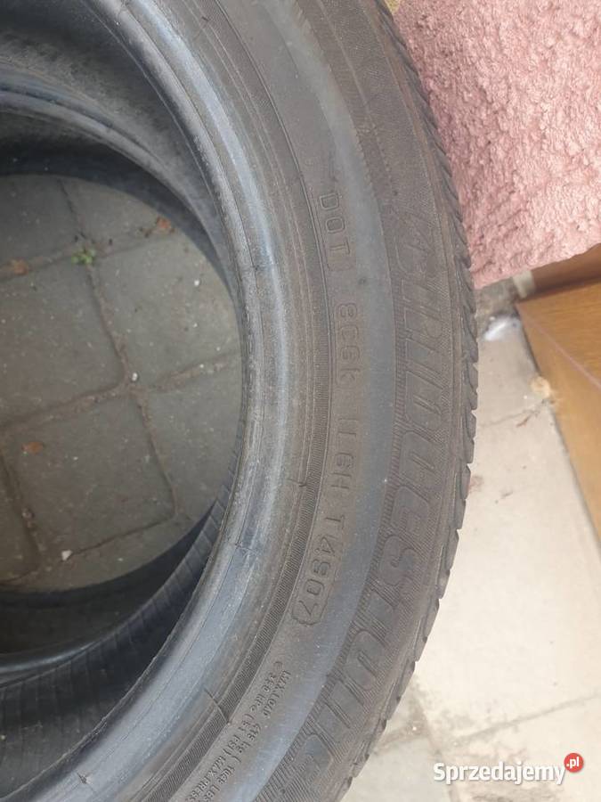 Dwie sztuki opon letnich 19550 R15 5 mm bieżnika Opony Dobre Miasto