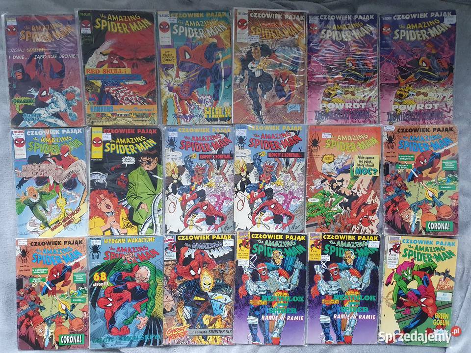 SpiderMan różne numery wydawnictwo TMSemic Gdynia