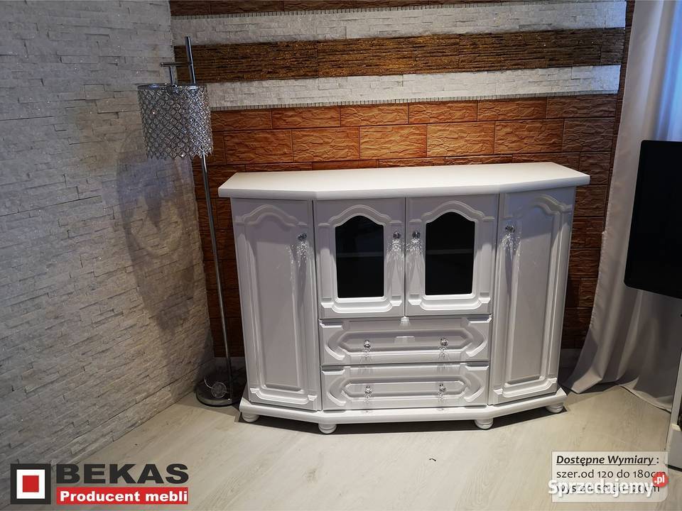 Komoda 160 3SFloT Stylowa Biała Prowansalska 82cm Ciechocinek