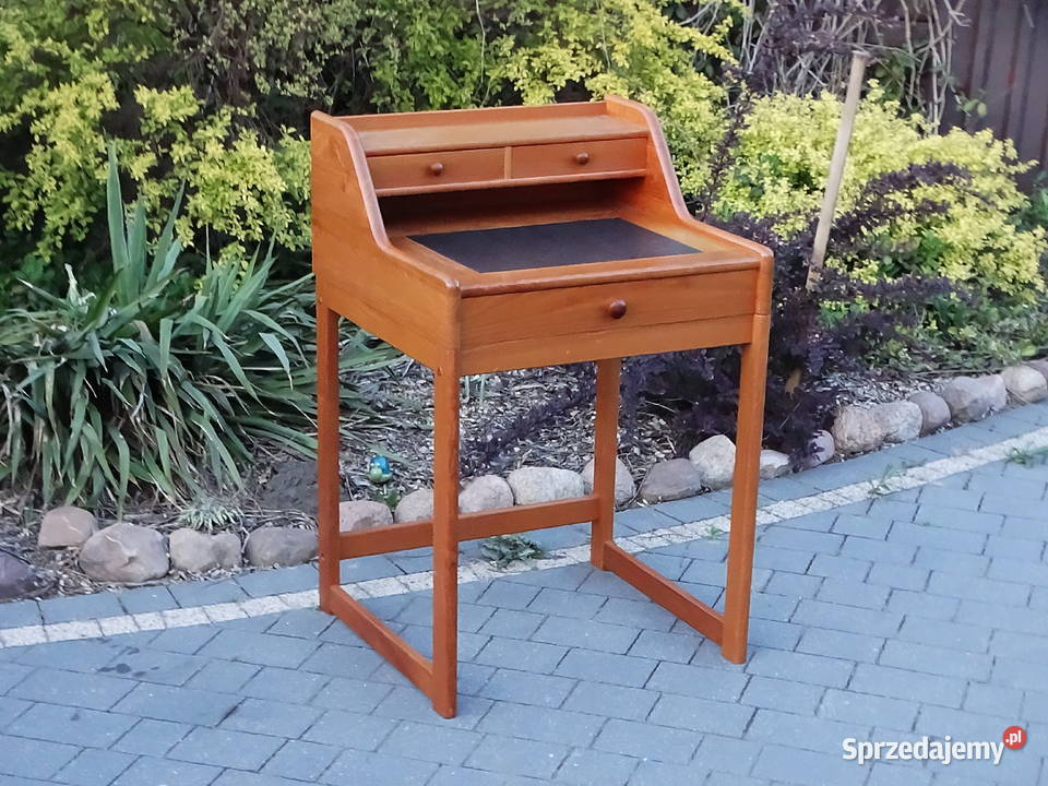 Stylowe biurko VINTAGE Sekretarzyk Mid Century Biłgoraj