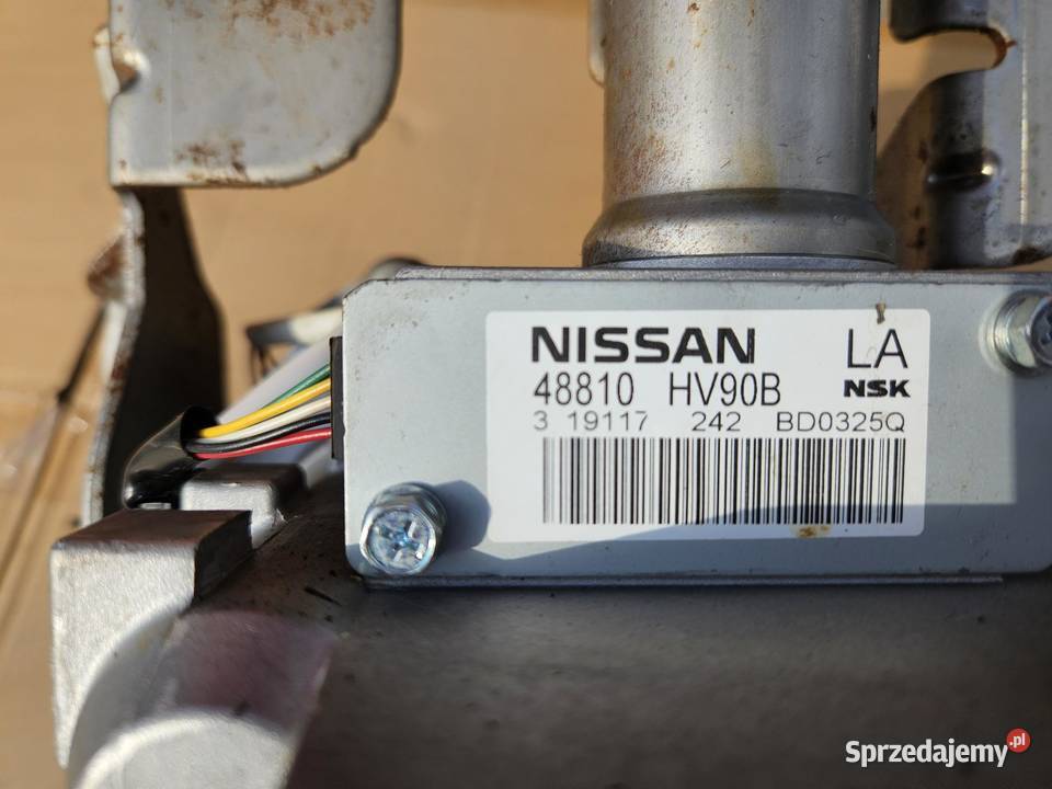 KOLUMNA KIEROWNICZA WSPOMAGANIE NISSAN QASHQAI osobowe sprzedam