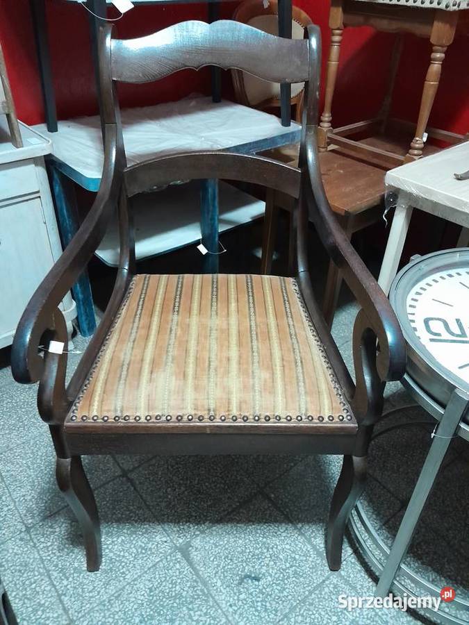 Krzesło z podłokietnikami dolnośląskie Oleśnica sprzedam