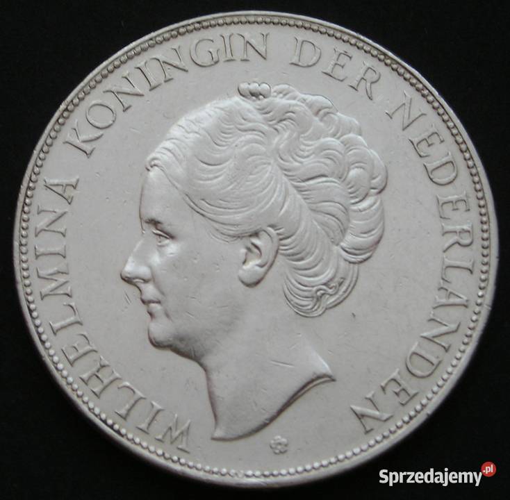 Holandia 2 12 gulden 1930 królowa Wilhelmina łódzkie Łódź sprzedam