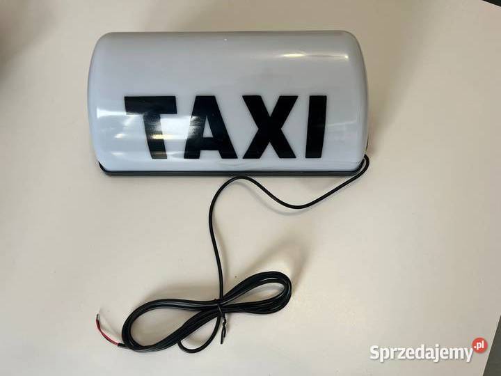 Lampa TAXI LED na magnes wtyczka zapalniczki małopolskie