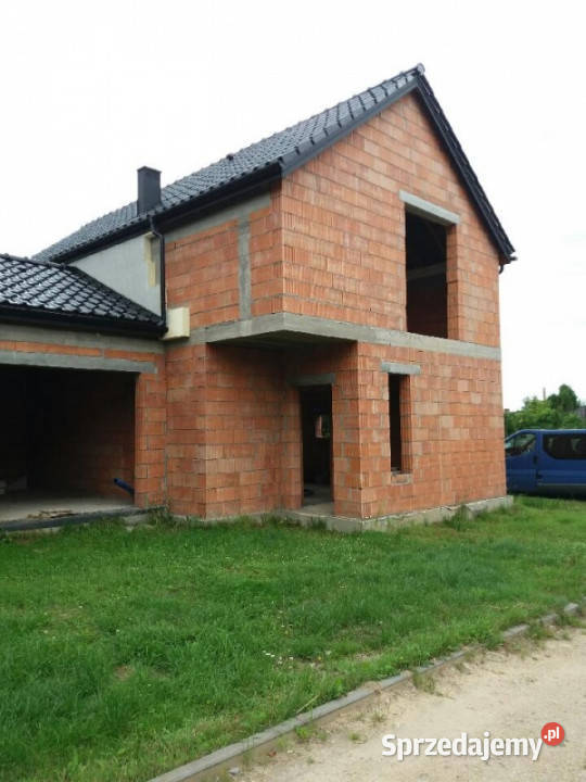 Połowa blizniaka stan surowy otwarty bez podatku 150m2 Brzeziny-Kolonia