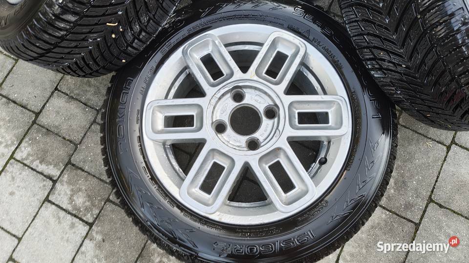 Alufelgi Ford 15 4x108 Opony Całoroczne Nokian