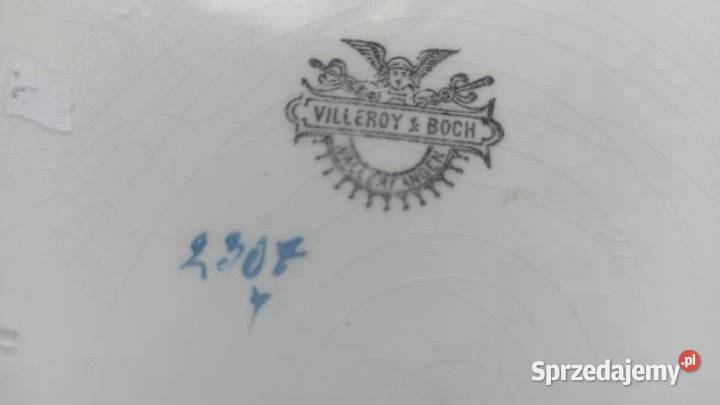 Wielka patera Villeroy Boch V B Secesja 18801919