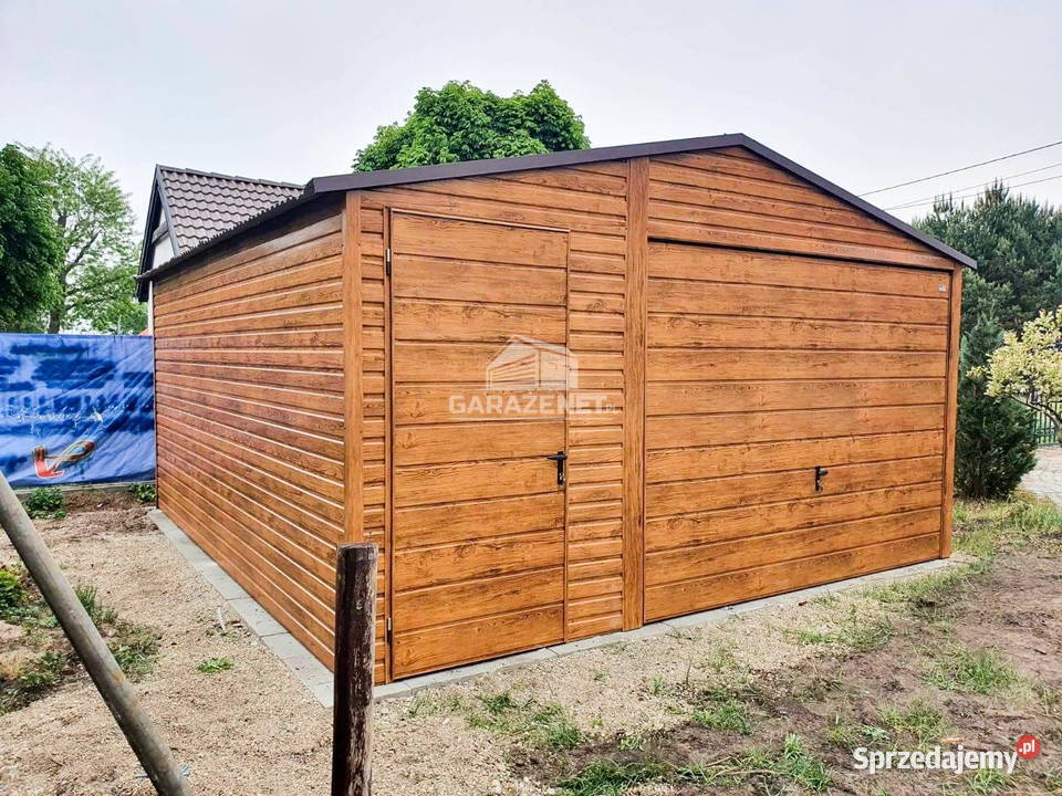 GARAŻ BLASZANY 45M X 5M DWUSPAD BRAMA UCHYLNA Zamość sprzedam