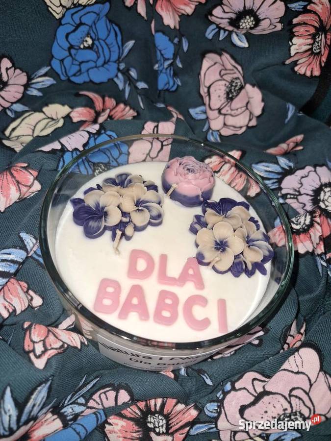 Swieca sojowa babci dziadków dziadek Świece