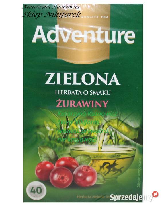 Adventure herbata zielona ekspresowa 40 t Stare Miasto sprzedam