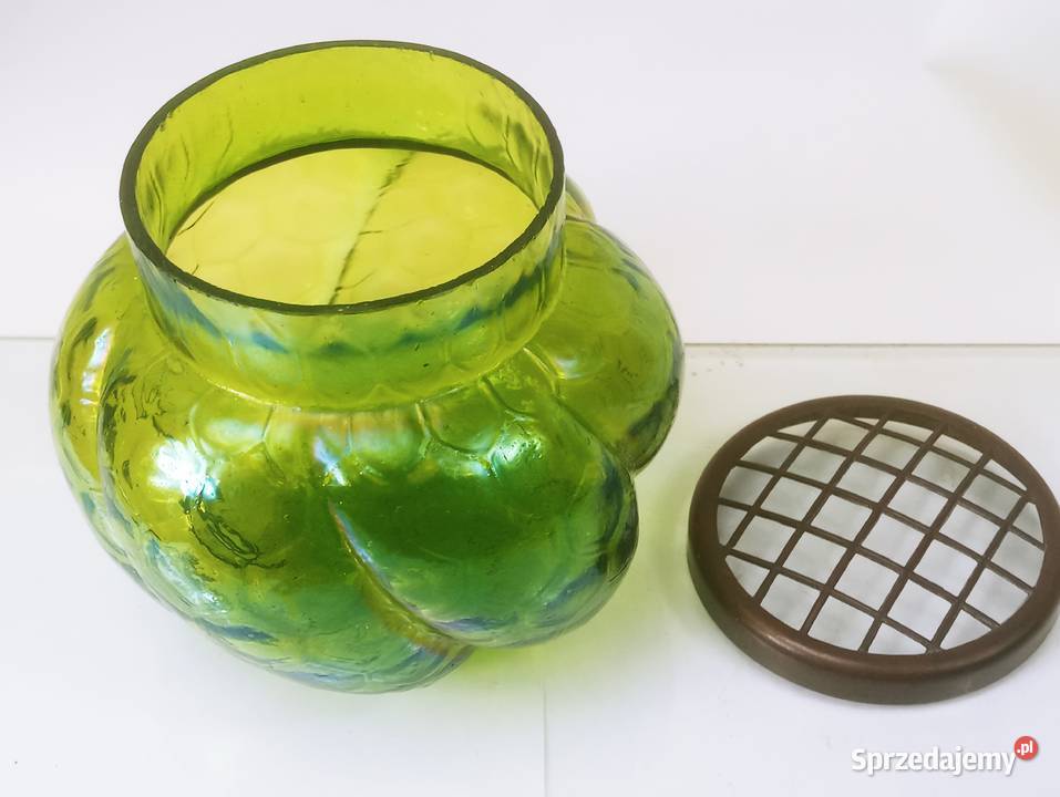 Loetz Wazon Szkło Lotz Plaster Miodu Nowa Sól