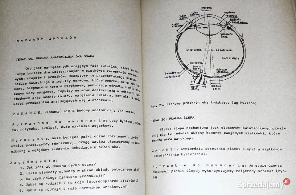 Ćwiczenia z fizjologii zwierząt studentów Chełm