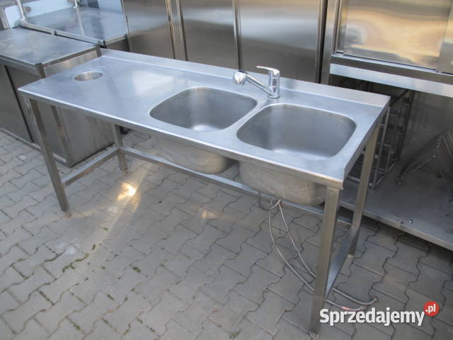 Zlew Gastronomiczny 2 Komorowy Z Otworem Na Ostrów Wielkopolski