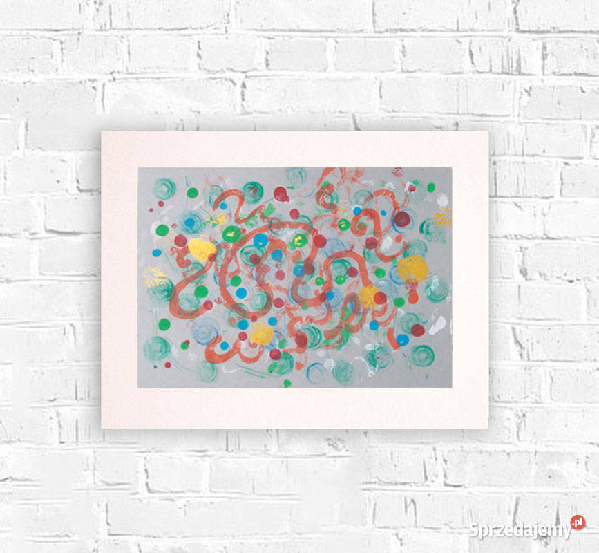 skandynawska grafika abstrakcja do pokoju Częstochowa