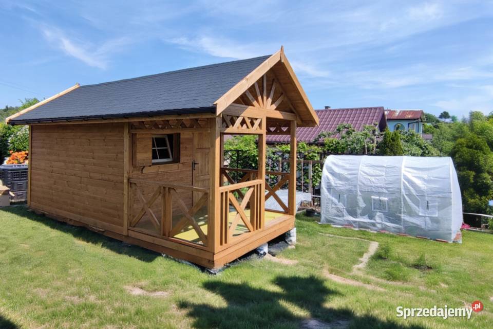 Domek ogrodowy Drewnolandia 500 x 300 Ogród Walentów sprzedam