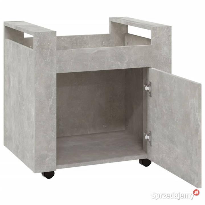 Półka pod biurko betonowa szarość 60x45x60