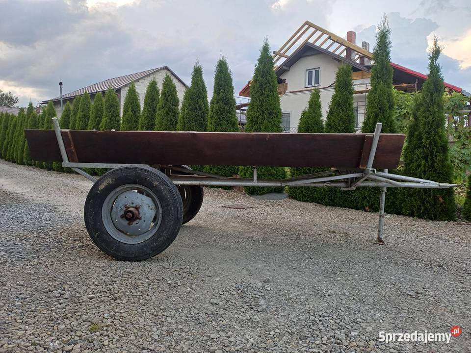 przyczepa przyczepka sam pług dwuskibowy Krosno sprzedam