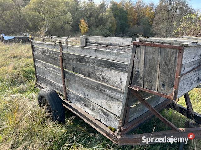 Przyczepa jednoosiowa nieuszkodzony Witków sprzedam