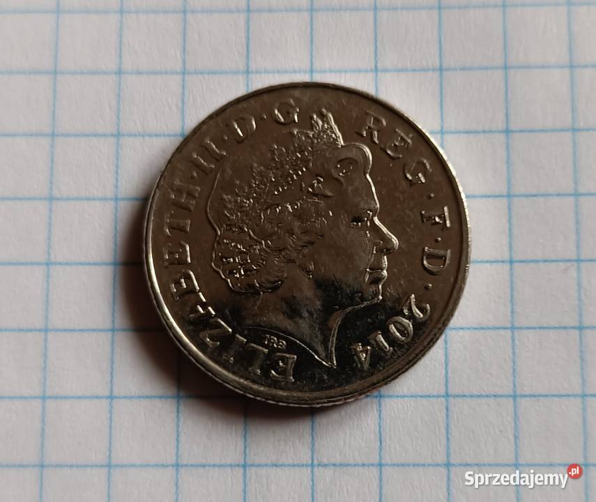 10 PENSÓW TEN PENCE 2014 WIELKA BRYTANIA Piszczac