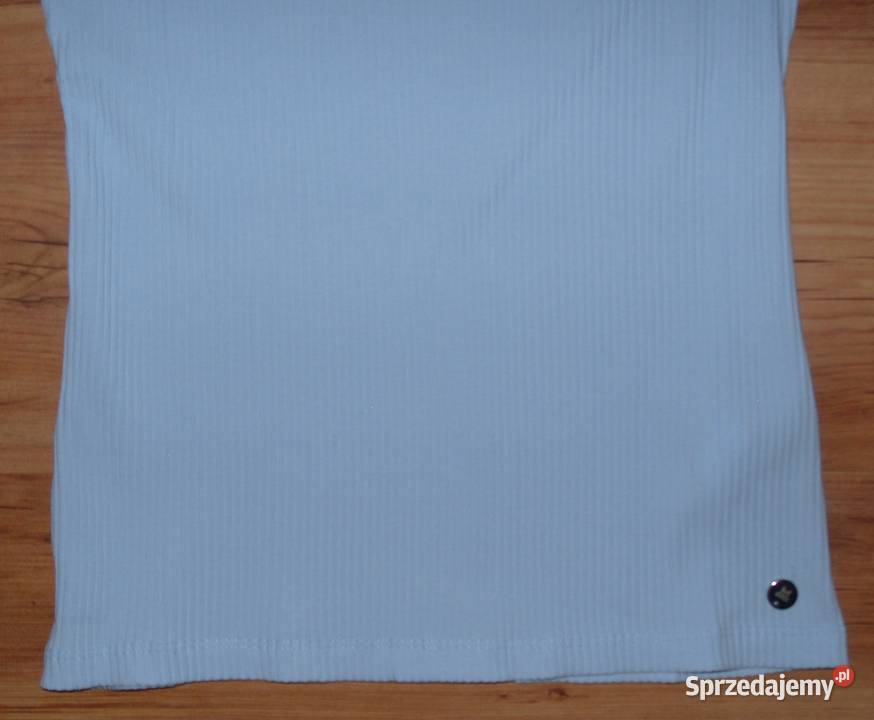 NOWY Prążek Baby Blue dekolt łódka Monetka r ML Rawicz