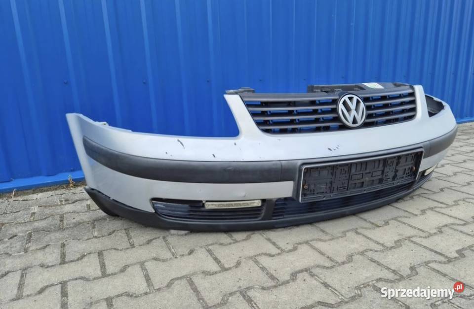 ZDERZAK PRZÓD PRZEDNI VW PASSAT B5 LB7Z SREBRNY Zderzaki