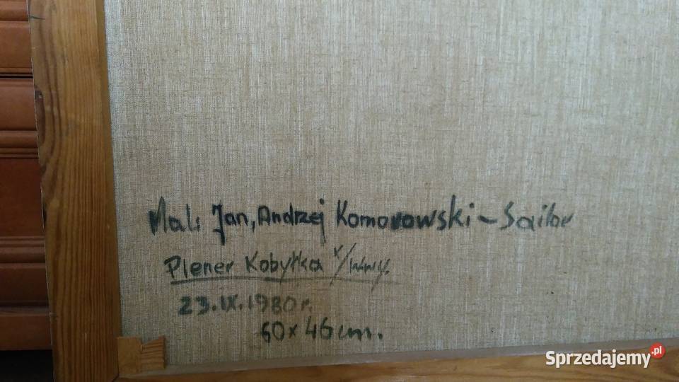 Obraz olejny Pejzaż Warszawa